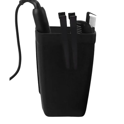 Heat-Resistant Silicone Curling Iron & Flat Iron Holder – Space-Saving Storage for Hot Tools (No Punching Required)