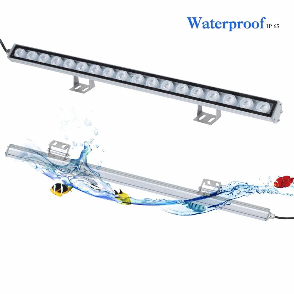 Populargrow 54W / 81W / 108W LED Aquarium Light – 470nm Blue Spectrum LED Strip for Coral Reef & Marine Fish Tanks