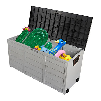 260L Large Outdoor Storage Deck Box – Waterproof, Lockable, Heavy-Duty Garden Storage Solution