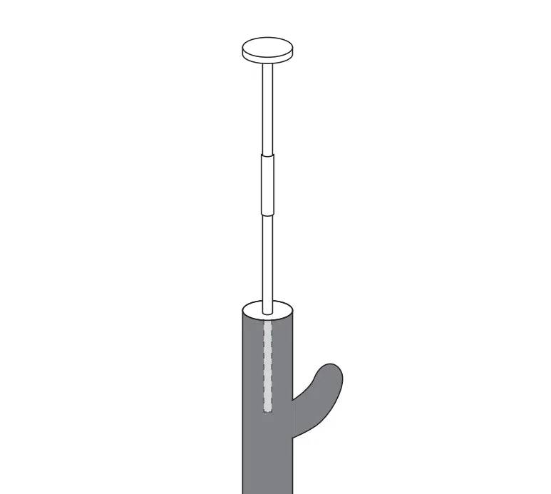 5-Tier Floor-to-Ceiling Cactus Cat Tree – Tall Cat Tower with Scratching Posts, Hammock, Perches & Dangling Ball for Indoor Cats