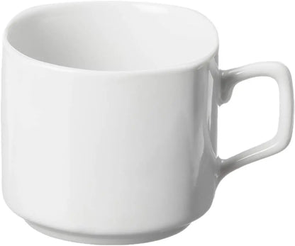 45-Piece Square Dinnerware Set, White