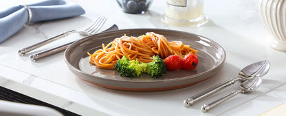 Plates and Bowls Sets, 24 Pieces Modern Ceramic Dinnerware Set for 8 Kitchen Dinner Set Stoneware Dishware Dishes Set Microwave