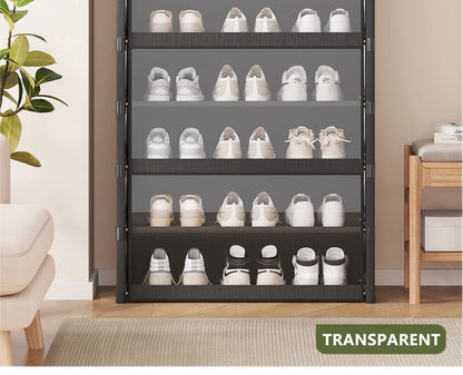 Multi-layer Shoe Cabinet Dustproof Shoe Rack Shoe Hanger Organizer Shelf Holder Shoe Storage Cabinet Space Saving With Clear Lid