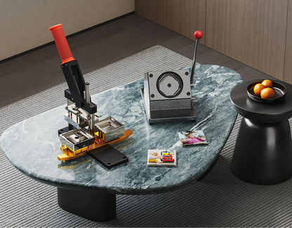 DIY 2.5x2.5” Square Fridge Magnet Making Machine – 63.5mm Photo Magnet Button Maker Kit for Refrigerator Crafts