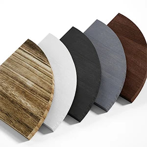 5-Tier Rustic Wood Corner Wall Shelf – Floating Shelves for Bedroom, Bathroom, Kitchen, or Office