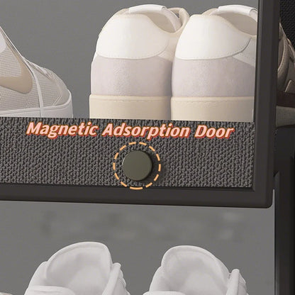 Multi-layer Shoe Cabinet Dustproof Shoe Rack Shoe Hanger Organizer Shelf Holder Shoe Storage Cabinet Space Saving With Clear Lid
