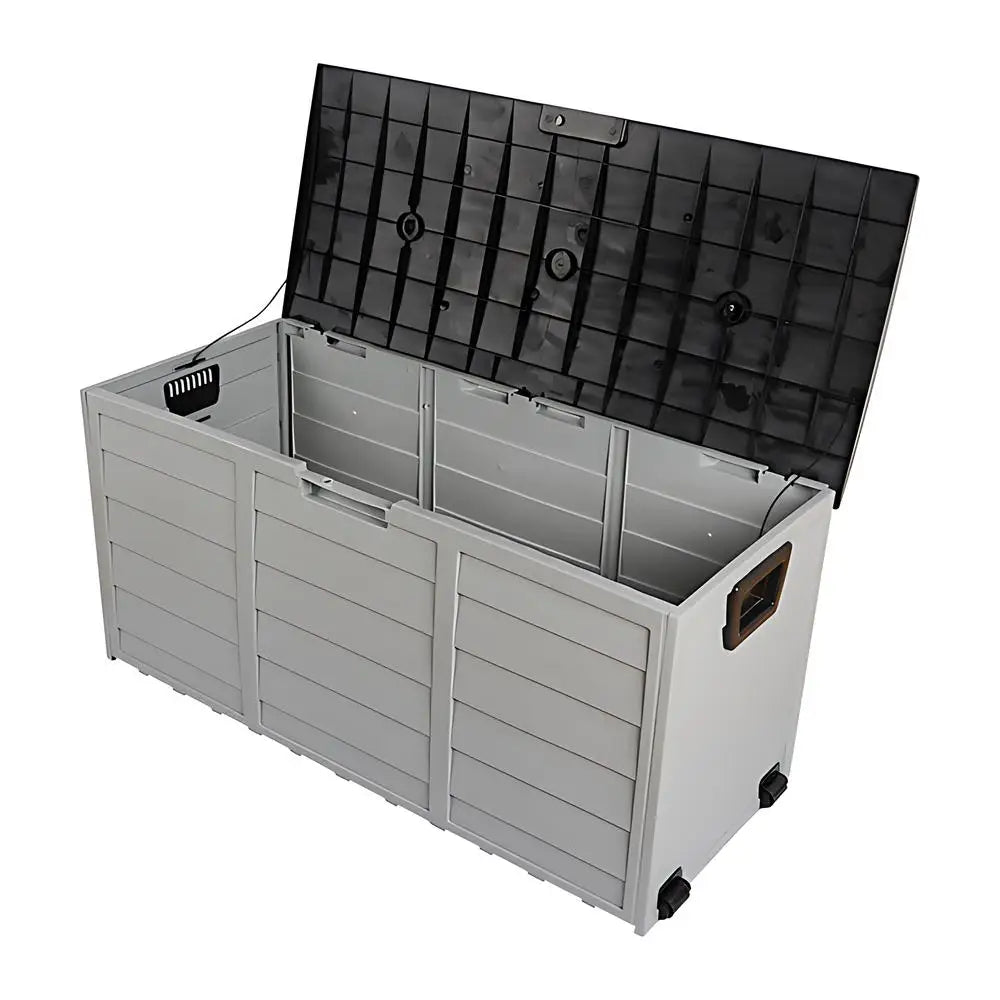 260L Large Outdoor Storage Deck Box – Waterproof, Lockable, Heavy-Duty Garden Storage Solution