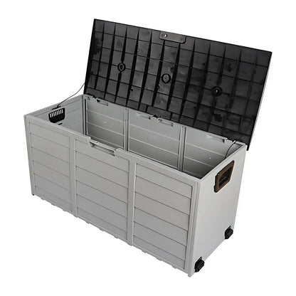 260L Large Outdoor Storage Deck Box – Waterproof, Lockable, Heavy-Duty Garden Storage Solution