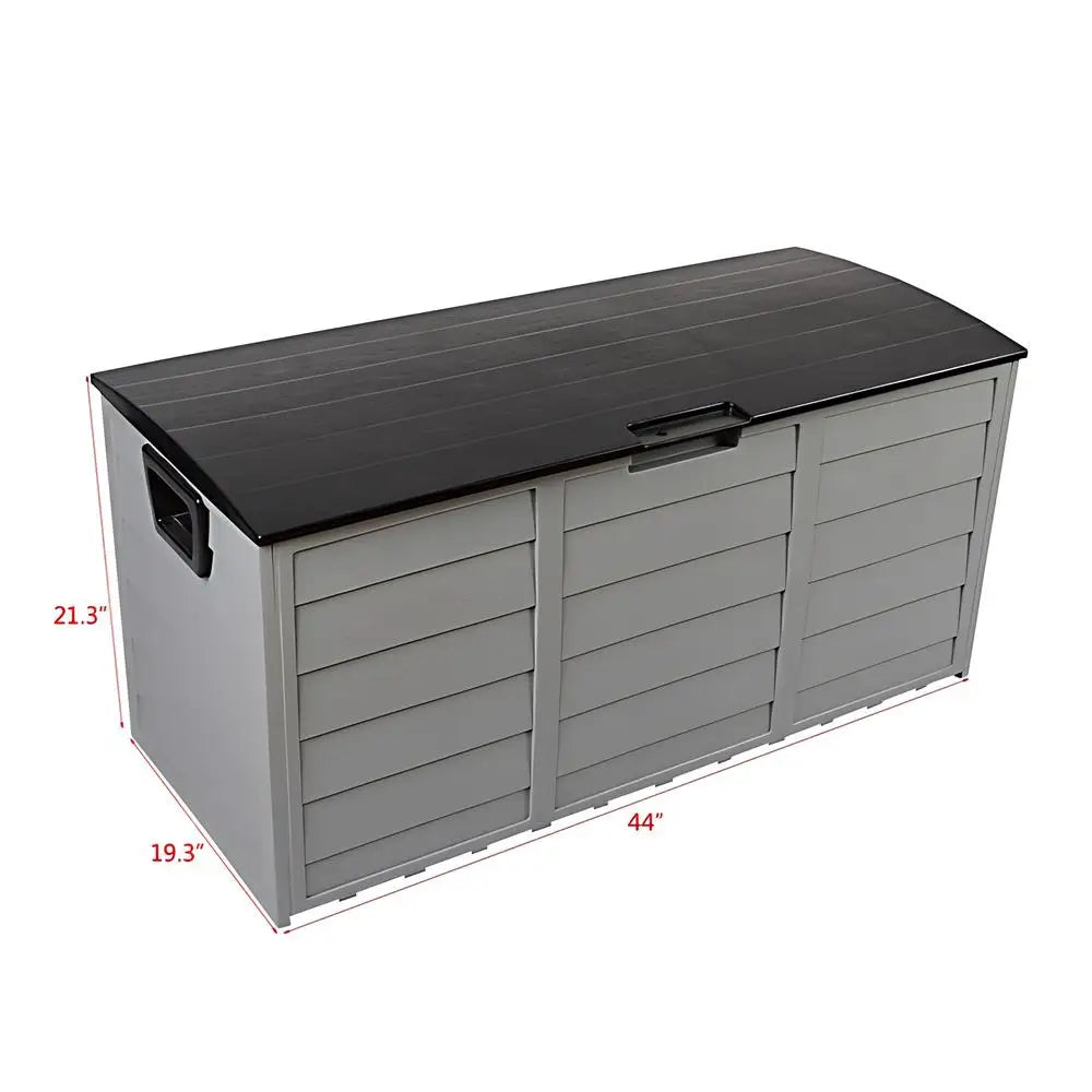 260L Large Outdoor Storage Deck Box – Waterproof, Lockable, Heavy-Duty Garden Storage Solution